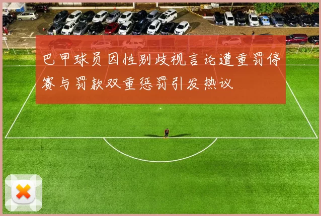 巴甲球员因性别歧视言论遭重罚停赛与罚款双重惩罚引发热议