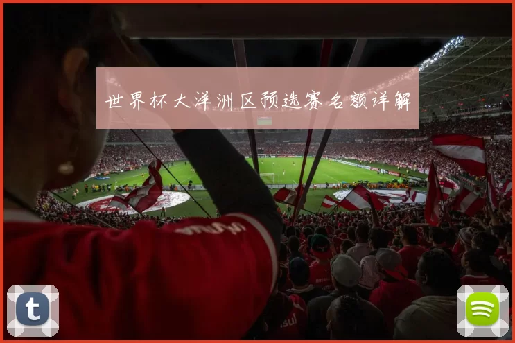 世界杯大洋洲区预选赛名额详解